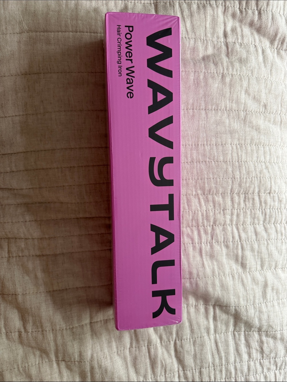 Power Wave Pink Hair Crimping Iron